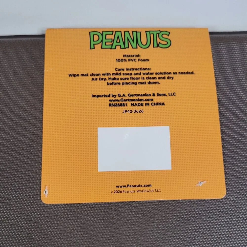 Peanuts Gang Snoopy Halloween ANTI-FATIGUE Mat 18x30 Kitchen Trick Treat Costume
